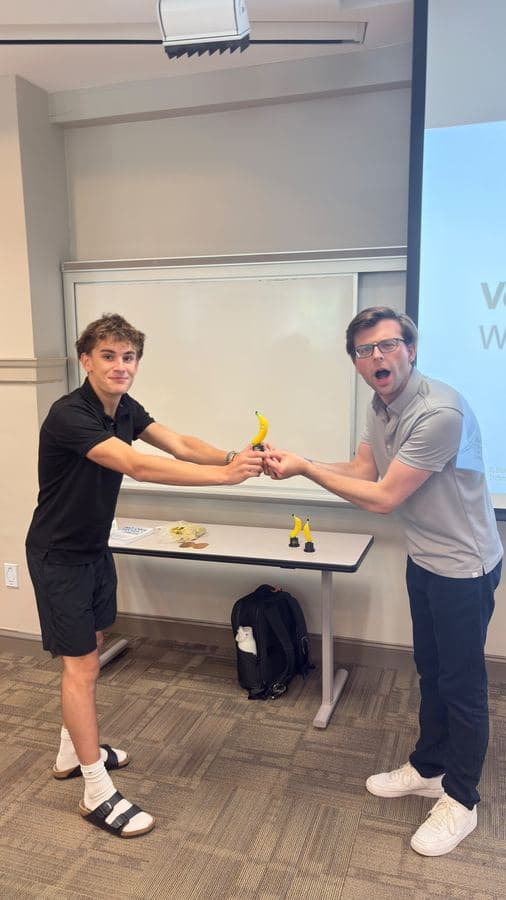 Receiving the Best Speaker award in the Launchpad AI course