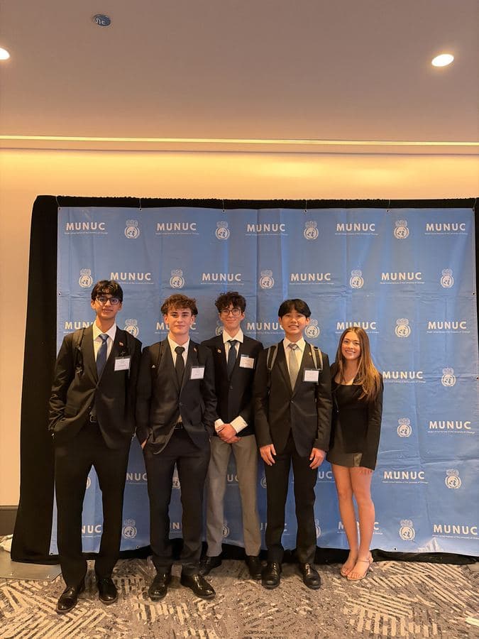 Delegation at MUNUC, University of Chicago